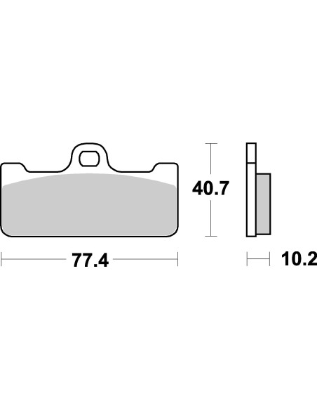 Plaquettes de frein moto SBS Racing Dual Carbon 711DC