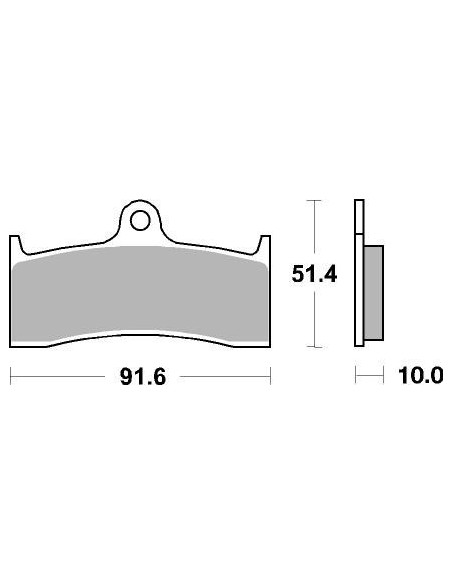 Plaquettes de frein moto SBS Racing Dual Carbon 729DC