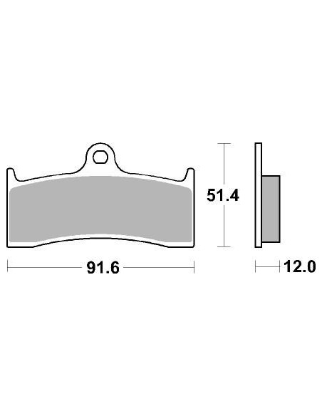 Plaquettes de frein moto SBS Racing Dual Carbon 779DC