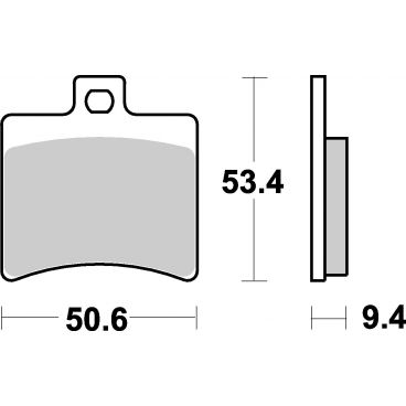 Plaquettes de frein scooter SBS Carbontech 152CT