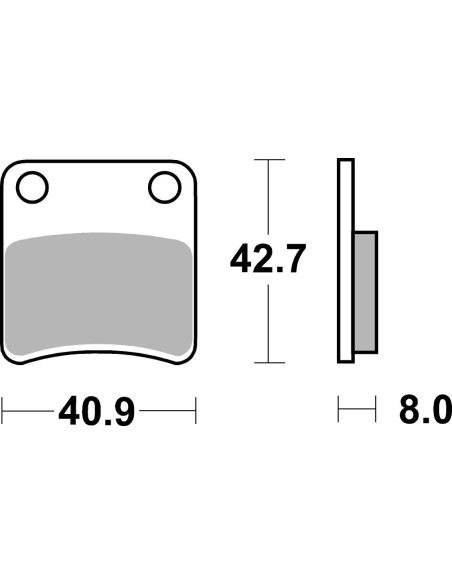 Plaquettes de frein scooter SBS Ceramic 115 HF