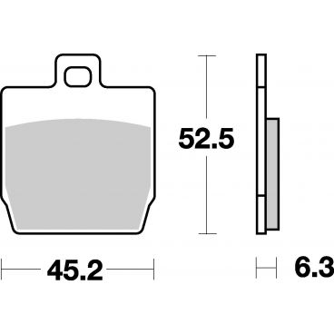 Plaquettes de frein scooter SBS Ceramic 145 HF