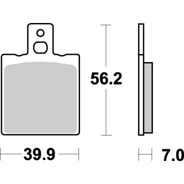 Plaquettes de frein scooter SBS Ceramic 164 HF