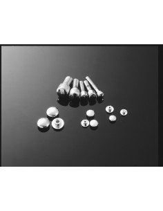 Capuchons de vis Chromés M8