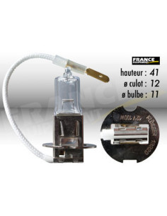AMPOULE PHARE HALOGENE H3 12V100W