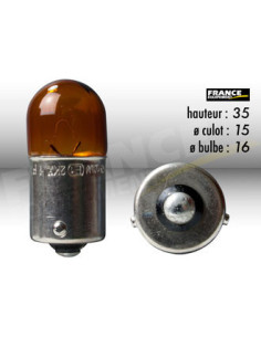 AMPOULE GRAISSEUR BAU15S 12V10W