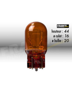 AMPOULE FEU STOP (HONDA) ET FEU ARRIERE W3x16q 12V21/5W