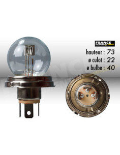 AMPOULE PHARE P45T  6V45/40W