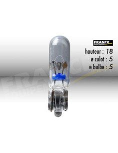 AMPOULE TEMOIN SANS CULOT W2x4.6D 6V1.2W