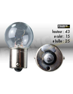 AMPOULE STOP ET CLIGNOTANT BA15S 12V15W