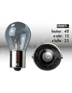 AMPOULE STOP ET CLIGNOTANT BA15S 12V21W