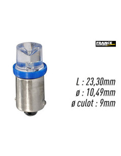 AMPOULE BLEU TYPE BA9S/T4W 12V0.29W