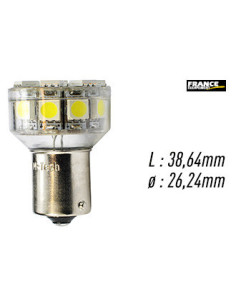 AMPOULE BLANCHE TYPE BAY15D 12V4.32W