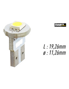 AMPOULE TEMOIN BLANCHE SANS CULOT W2,1x9,5D/W5W-T10 12V0.24W