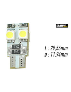 AMPOULE TEMOIN BLANCHE SANS CULOT W2,1x9,5D/W5W-T10 12V1.4W