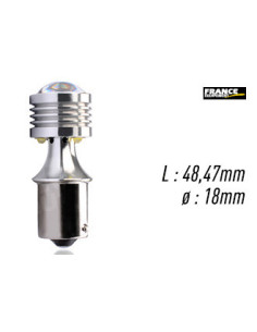 AMPOULE BLANCHE TYPE BA15S 12V20W