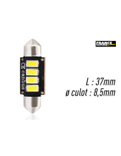 AMPOULE BLANCHE TYPE S8,5D/C5W 12V2W