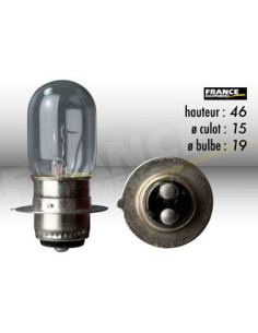 AMPOULE PHARE RING PX15D 12V25/25W