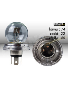 AMPOULE PHARE RING P45T 12V45/40W