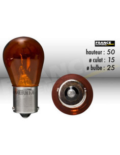 AMPOULE STOP ET CLIGNOTANT RING BAU15S 12V21W