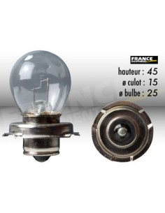 AMPOULE PHARE RING P26S 6V15W