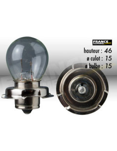 AMPOULE PHARE RING P26S 12V15W