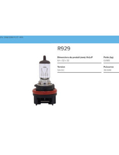 AMPOULE PHARE RING HALOGENE HS5 P23T 12V35/30W