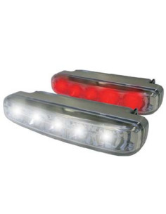 FEUX AVANT/ ARRIERE LEDS (5 LEDS : ROUGE ET BLANC)