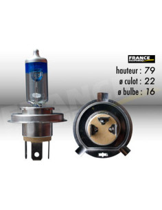 AMPOULE PHARE XENON MAX H4 P43T 12V60/55W