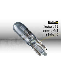 AMPOULE TEMOIN SANS CULOT RING W2x4.6D 12V2,3W