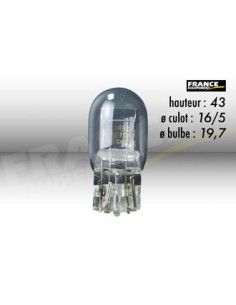 AMPOULE FEU STOP (HONDA) ET FEU ARRIERE RING W3x16q 12V21/5W