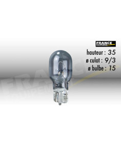 AMPOULE TEMOIN SANS CULOT RING W2,1x9,5D 12V16W