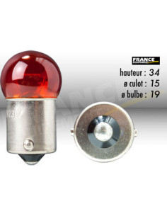 AMPOULE GRAISSEUR BA15S/G18 12V21W23W