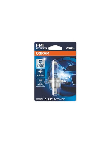 AMPOULE PHARE OSRAM H4 12V60/55W COOL BLUE INTENSE +20%