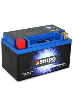 Batterie Lithium Ion SHIDO pour moto LT12A-BS