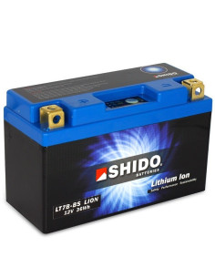 Batterie Lithium Ion SHIDO pour moto LT7B-BS