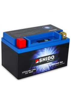 Batterie Lithium Ion SHIDO pour moto LTX14-BS