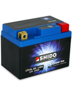 Batterie Lithium Ion SHIDO pour moto LTX4L-BS