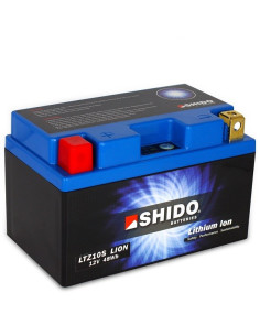 Batterie Lithium Ion SHIDO pour moto LTZ10S