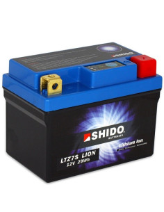 Batterie Lithium Ion SHIDO pour moto LTZ7S