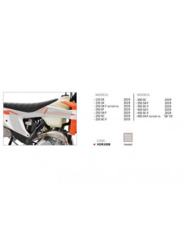 Protège Réservoir HDR  (5 Pièces) pour KTM