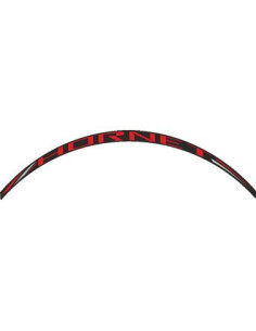 Kit déco de 8 stickers pour Jantes AV+AR "HORNET" Rouge