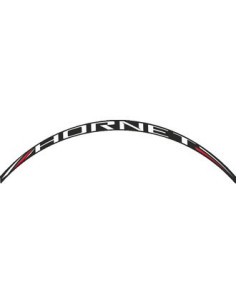 Kit déco de 8 stickers pour Jantes AV + AR  "HORNET"  Blanc