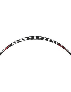 Kit déco de 8 stickers pour Jantes AV+AR "GO" Blanc