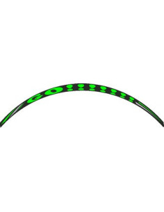 Kit déco de 8 stickers pour Jantes AV+AR "GO" Vert