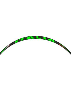 Kit déco de 8 stickers pour Jantes AV+AR "ITALIA" Vert