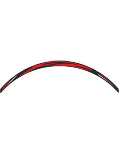 Kit déco de 8 stickers pour Jantes AV+AR "FZ" Rouge