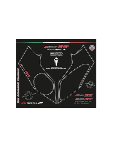 Kit graphique de protection frontale   BMW S1000 RR 2010-2013