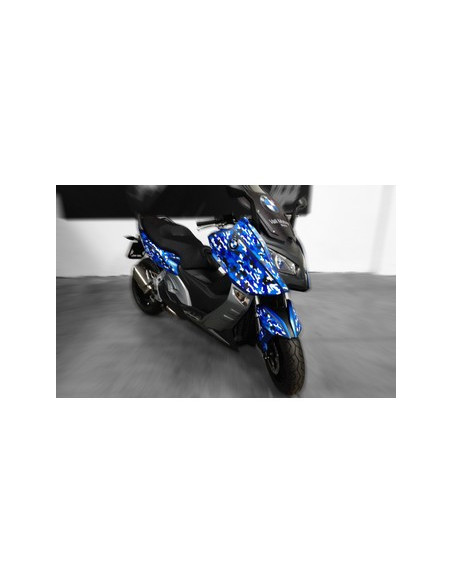 Kit Adhésif graphique pour BMW GS 1200 -Version Gris Camouflage