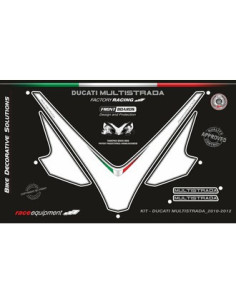Kit graphique de protection frontale   MULTISTRADA 2010-2012 2